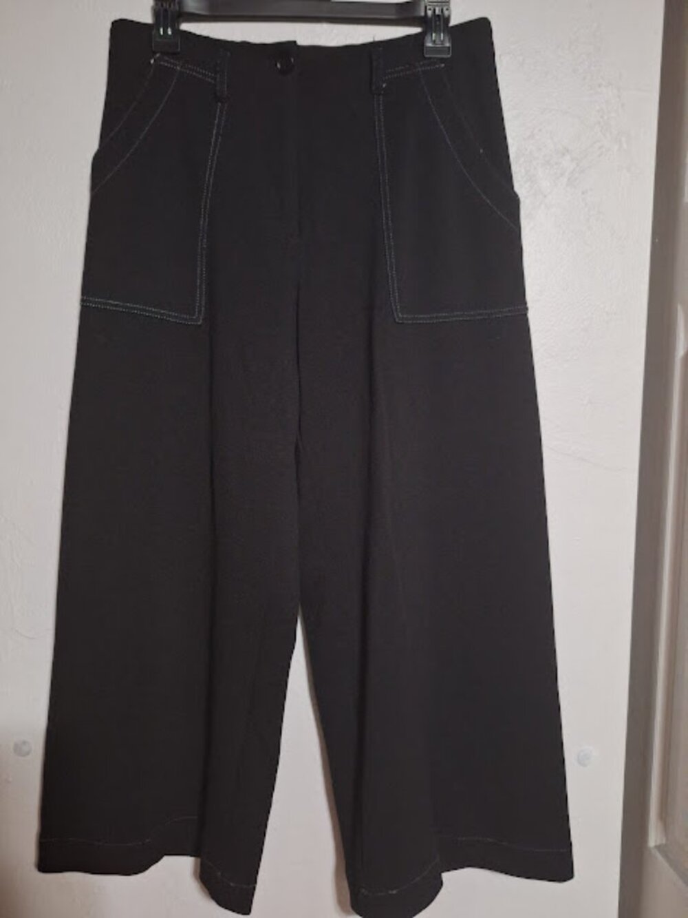 Max Studio Black Wide Leg Pants Size L